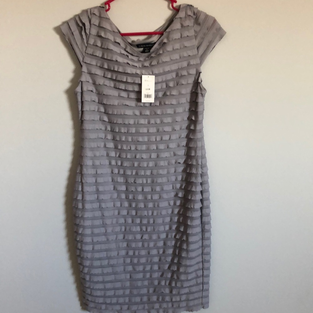 Banana republic stretch dress in gray